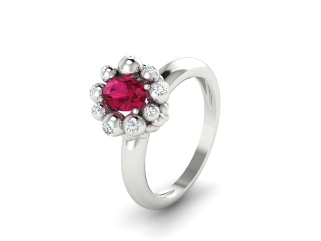 Zásnubní prsten Ruby