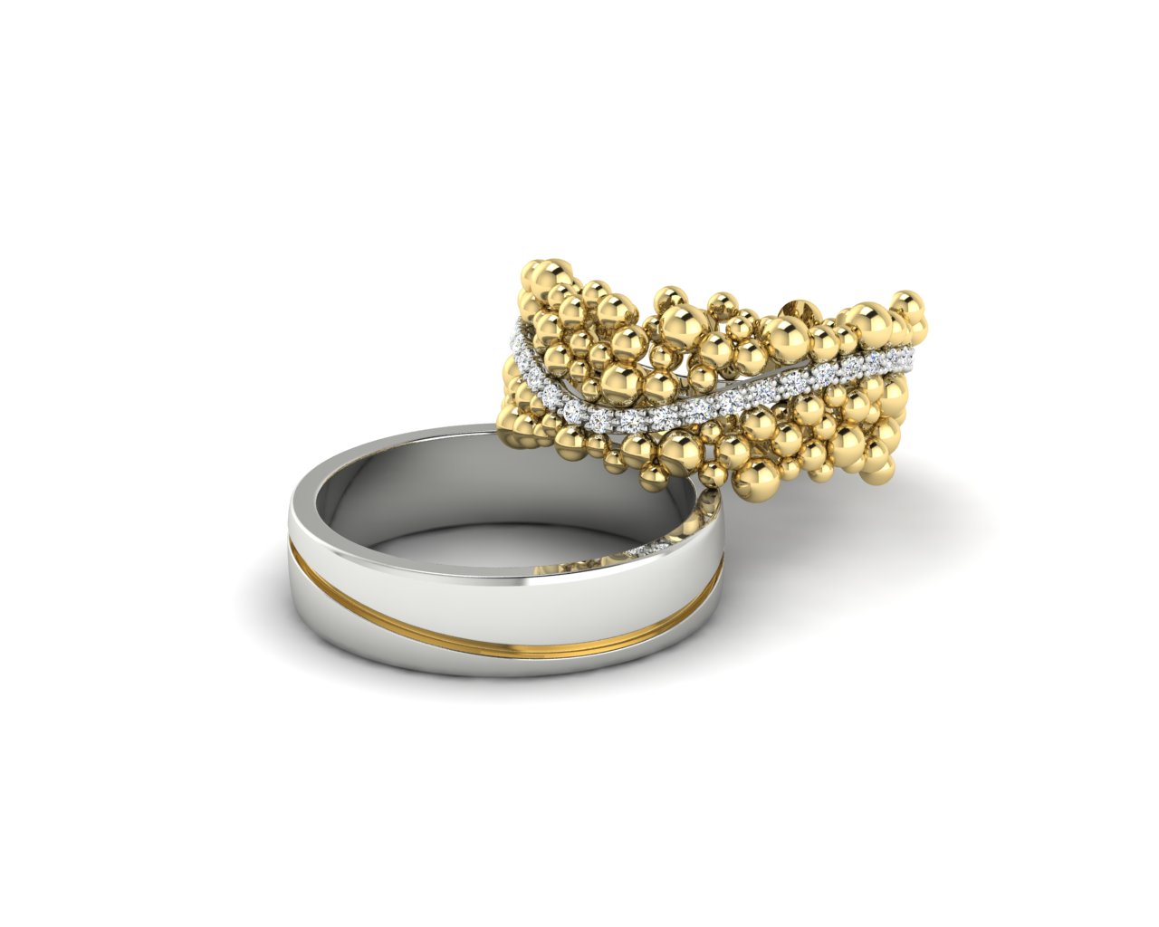 Wedding Rings Variation of Organic