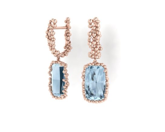 Náušnice Aquamarine