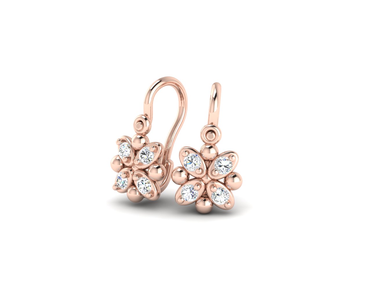 Červené zlato, bílé brilianty