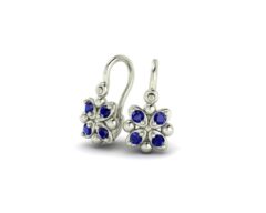 Bílé zlato, modré safíry