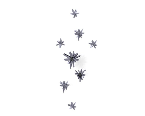 Bílé zlato pokoveno černým rhodiem a černé brilianty