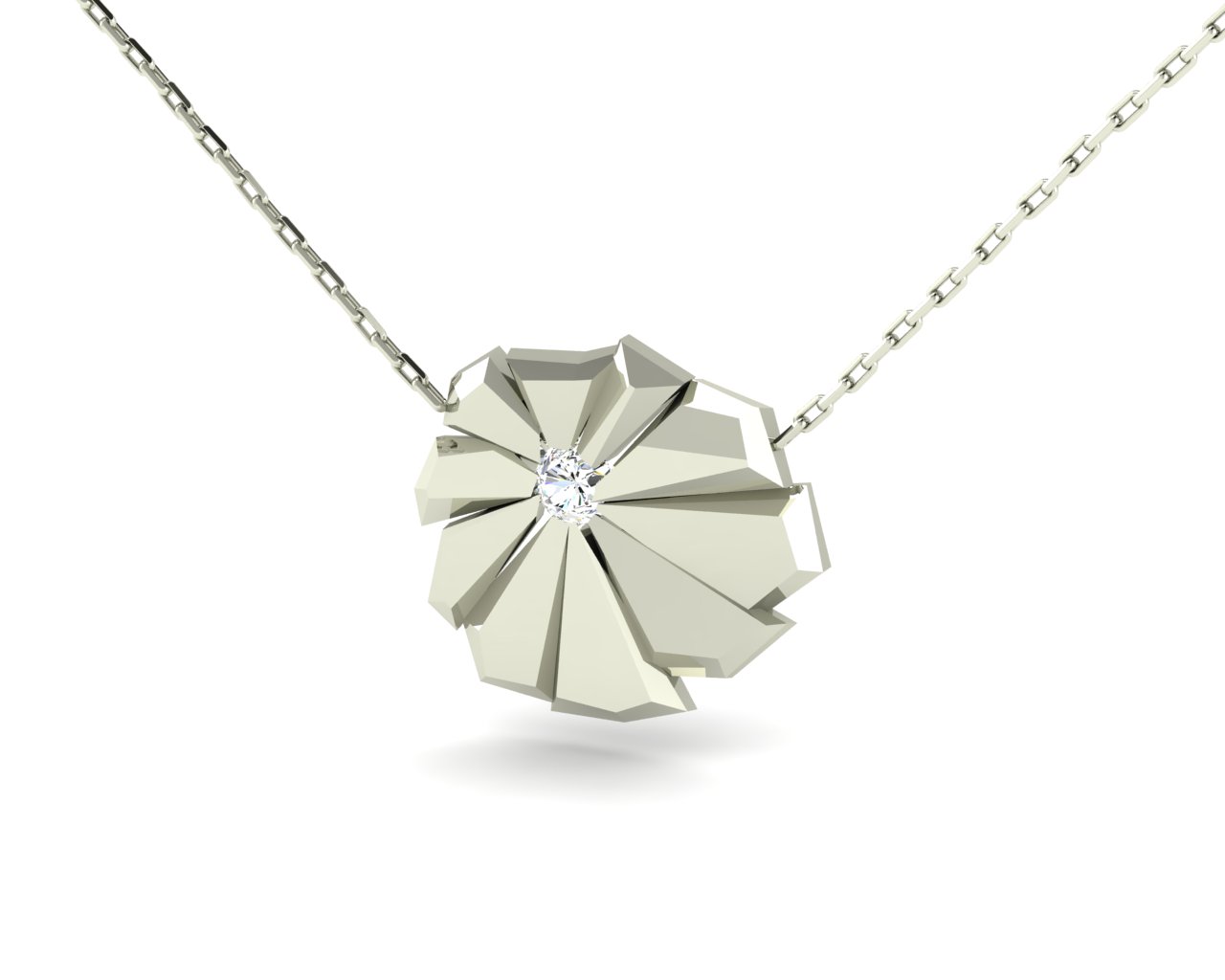 Bílé zlato a bílý briliant