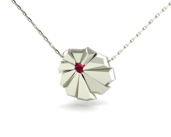 Bílé zlato a rubín