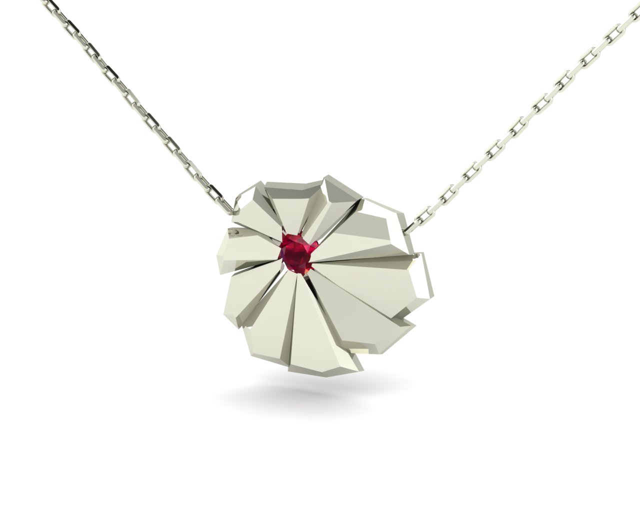 Bílé zlato a rubín